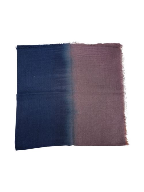 sciarpa donna sfumata blu e ocra Gaynor Bongard | EDITHMIDNIGHT